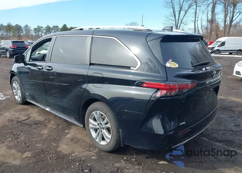 2021 Toyota Sienna Platinum из США, поврежденный, VIN 5TDESKFC0MS032270
